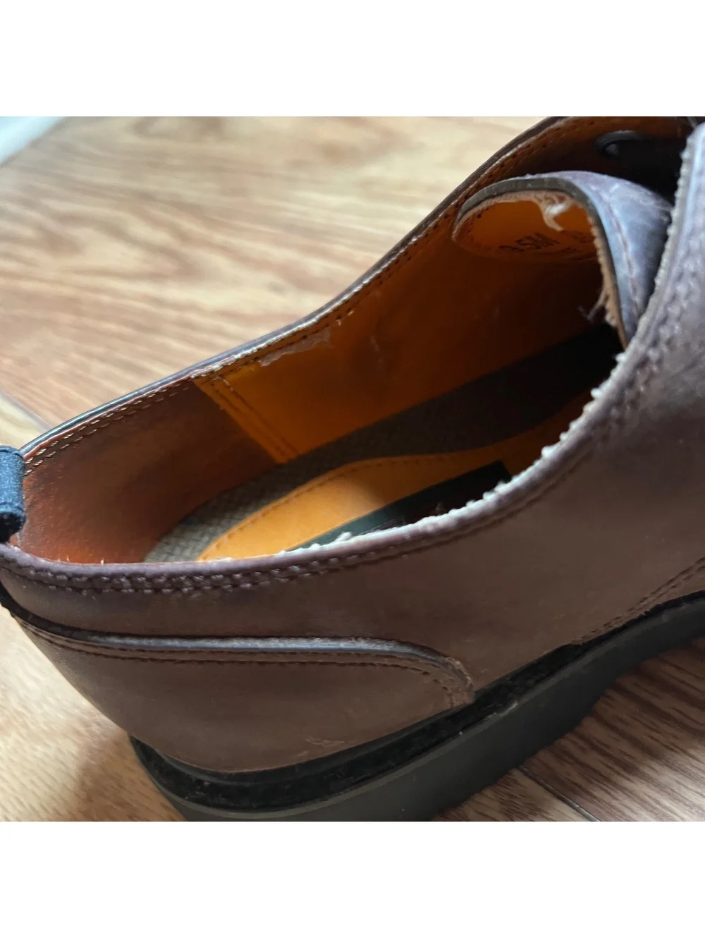 Vintage Y2K Timberland Brown Leather Derby Shoes Grunge Streetwear Classic